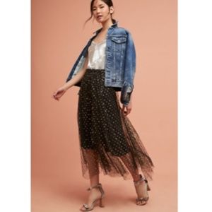 Eva Franco Zelda Black w/Gold Dots Tulle Skirt, 12